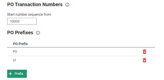 po transactions